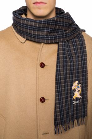 Scarf with logo pattern, zdjęcie 2 Scarf with logo pattern od Gucci